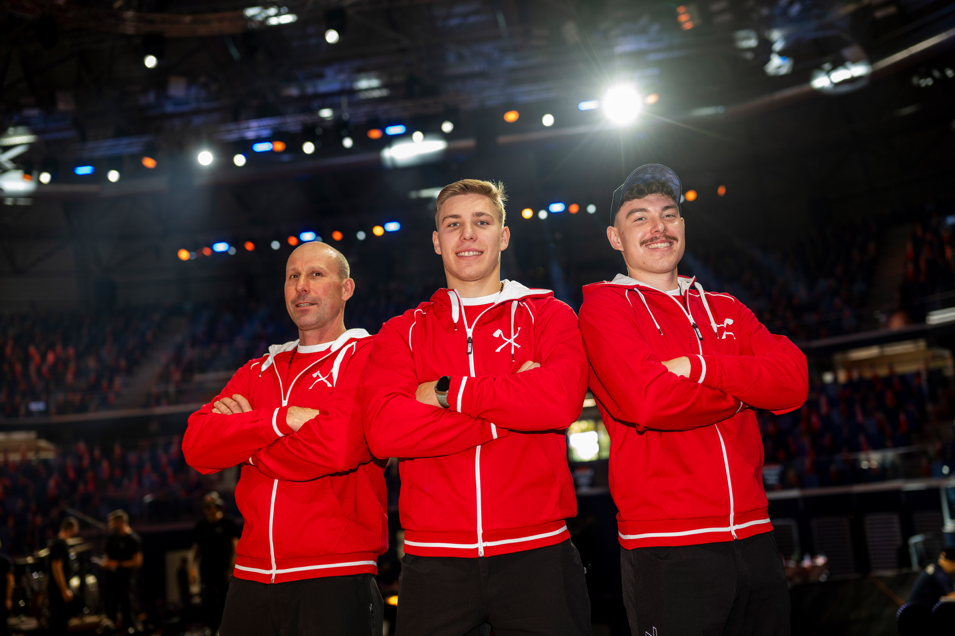 Jacek, Szymon und Mikołaj Groenwald (v.l.) trainieren gemeinsam. Der Jüngste gibt allerdings den Ton an: Szymon gibt seine Erfahrungen als Profi-Sportler an die Familie weiter. 