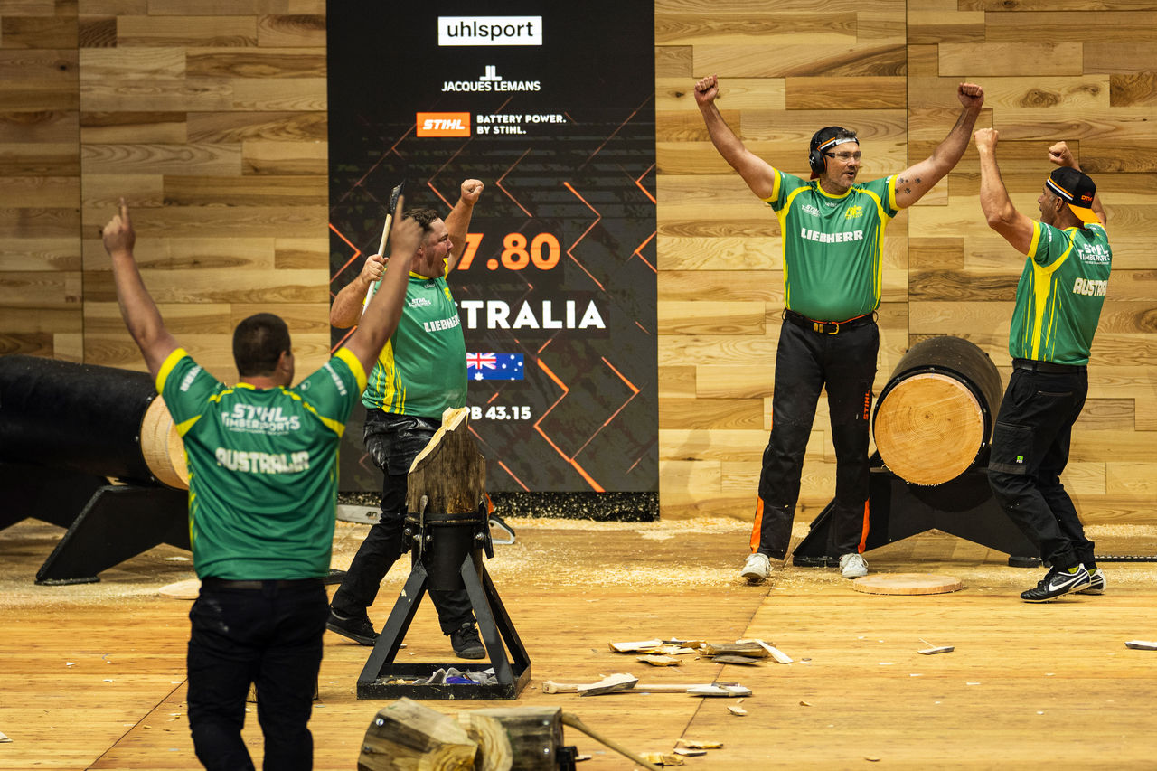 Im Teamwettbewerb ist Australien seit vielen Jahren das Maß aller Dinge. Seit 2018 sind die "Chopperoos" ungeschlagen und konnten den WM-Titel bereits zehn Mal gewinnen.